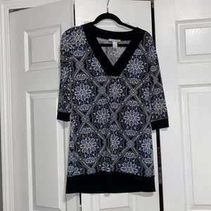White house black market tunic